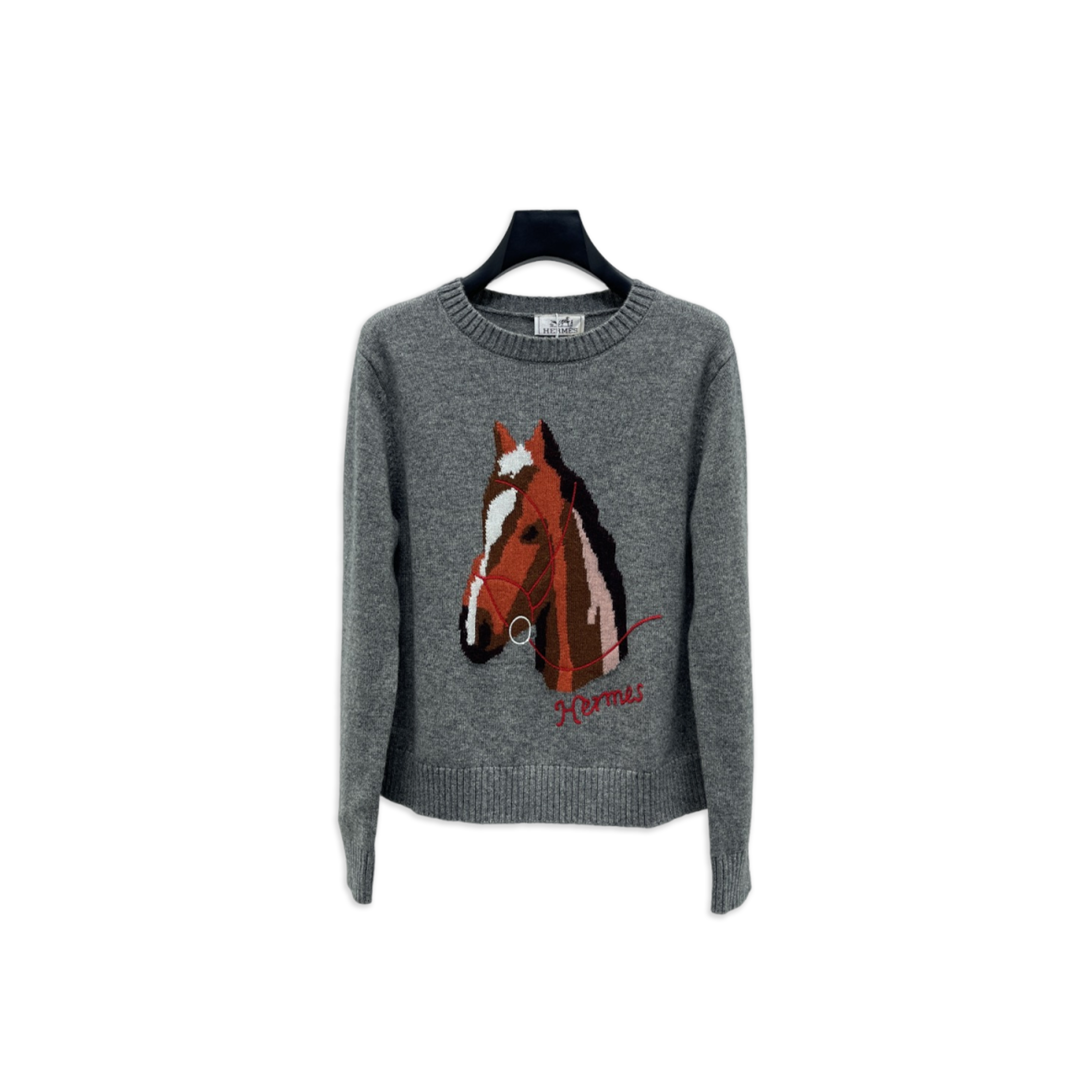 HERMES HORSE HEAD SWEATER